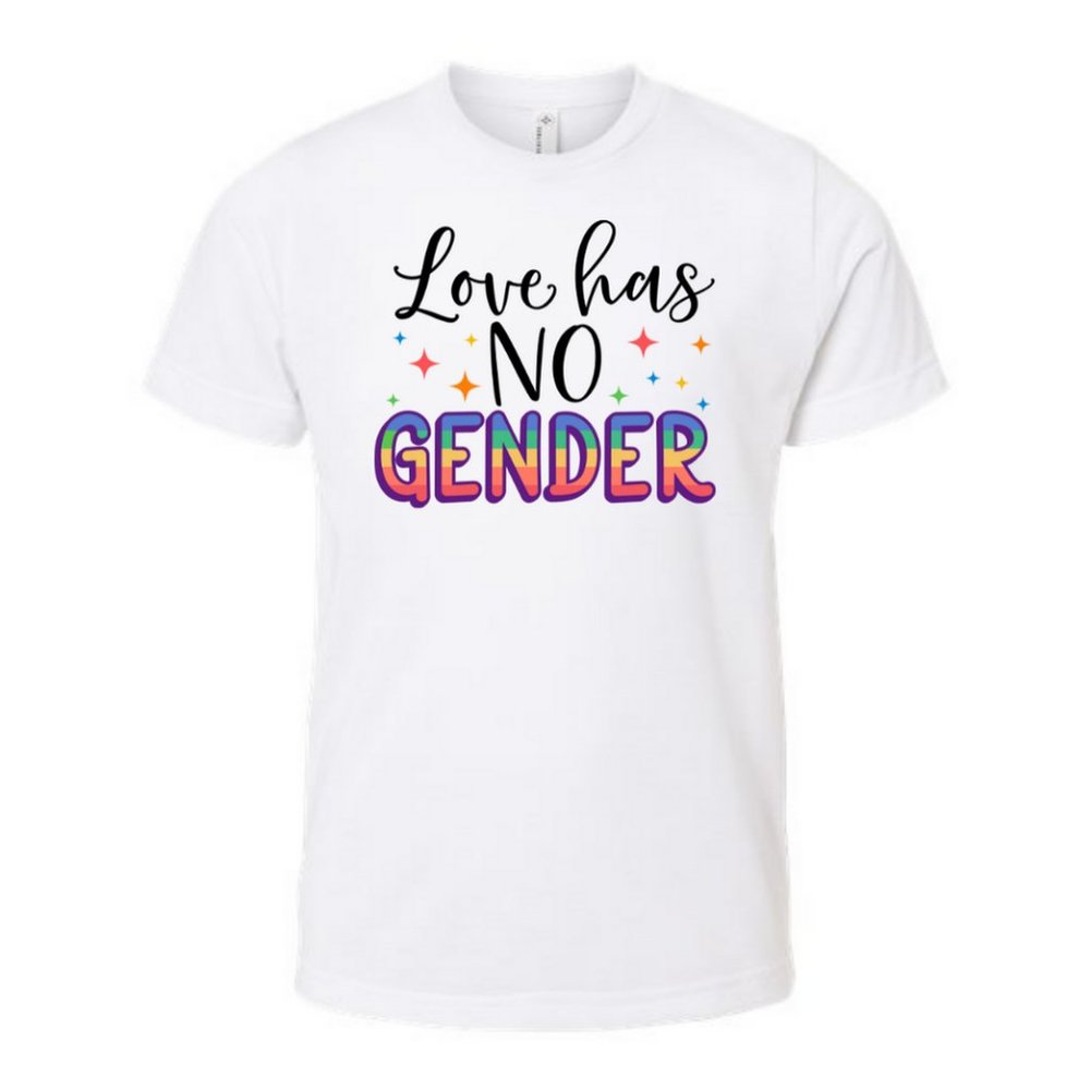 Pride Love Knows No Gender Graphic Tee